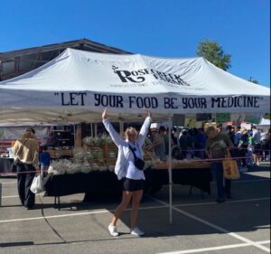 Paige at the farmer's market Nashville TN